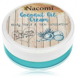 NACOMI Coconut Oil Cream ķermeņa, sejas un roku mitrinošs krēms  100 ml.