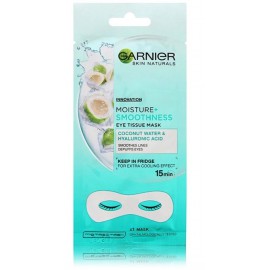 Garnier Moisture+Smoothness Eye Tissue Mask lokšņu maska ādai ​​ap acīm 1 gab.