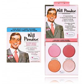 The Balm Will Powder Blush Quad палетка румян