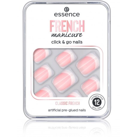 Essence French Manicure Click & Go Nails накладные искусственные ногти 12 шт.