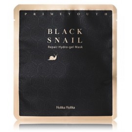 Holika Holika Prime Youth Black Snail Repair Hydro-Gel Mask atjaunojoša lokšņu sejas maska