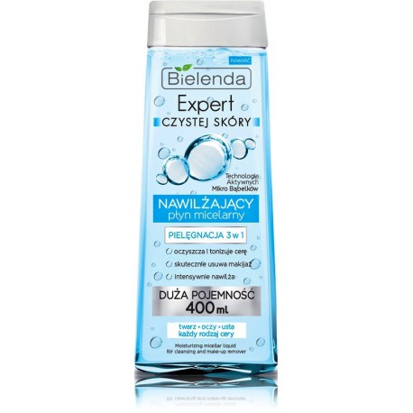 Bielenda Expert 3 in 1 Moisturizing Micellar Water mitrinošs micelārais ūdens