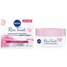 NIVEA Rose Touch Moisturizing Face Cream-Gel mitrinošs sejas krēms