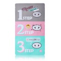 Holika Holika Pig-Nose Clear Blackhead 3-Step Kit poru tīrīšanas plāksteri 3 gab.