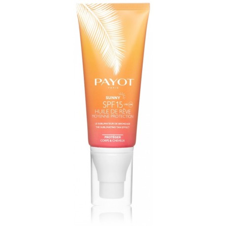 Payot Sunny The Sublimating Tan Effect SPF 15 iedeguma stimulējoša sausa eļļa