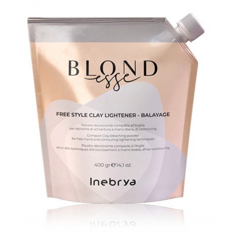 Inebrya Blondesse Free Style Clay Lightener matu balināšanas pulveris