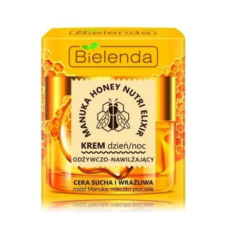 Bielenda Manuka Honey Nourishing And Moisturizing  sejas krēms sausai un jutīgai ādai