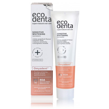 Ecodenta Omyadent® Sensitive Whitening Toothpaste отбеливающая зубная паста для чувствительных зубов