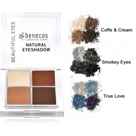 Benecos Natural Care Quattro Eyeshadow dabiskas acu ēnas