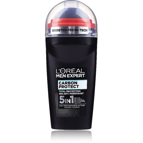 L'oreal MEN EXPERT Carbon Protect rullveida antiperspirants vīriešiem 50 ml.