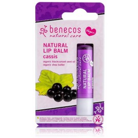 Benecos Natural Care Lip Balm Cassis увлажняющий бальзам для губ