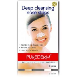 Purederm Deep Cleansing Nose Pore Strips attīrošie plāksteri deguna zonai