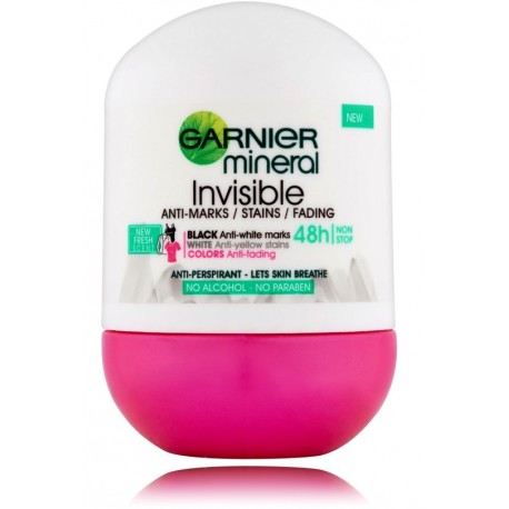 Garnier Mineral Invisible 48h rullīšu dezodorants sievietēm