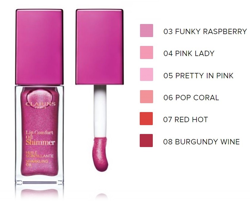 Clarins Lip Comfort Oil Shimmer - # 06 Pop Coral 7ml