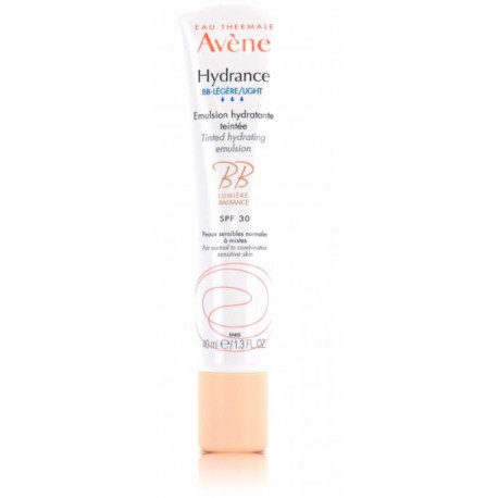 Avène Hydrance Tinted Hydrating Light Emulsion SPF30 тонирующий увлажняющий BB крем