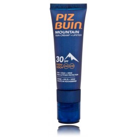 Piz Buin Mountain Range 2in1 SPF30 aizsargājošs sejas krēms un lūpu balzams vienā