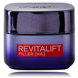 L'oreal RevitaLift Filler nakts pretgrumbu sejas krēms