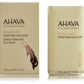 Ahava Deadsea Mud Purifying Mud Soap ziepes ar Nāves jūras dubļiem