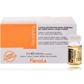 Fanola Nourishing Leave-in Lotion barojošs un atjaunojošs losjons sausiem, cirtainiem matiem