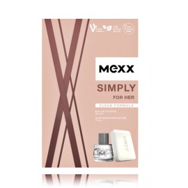 Mexx Simply For Her komplekts sievietēm (20 EDT + 75 g. cietās ziepes)