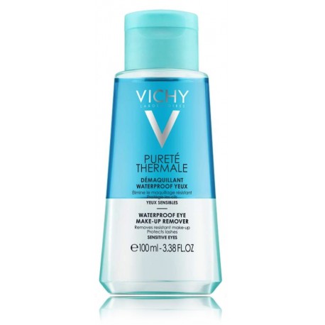 Vichy Purete Thermale Waterproof Eye Make-Up Remover divfāzu acu kosmētikas noņemšanas līdzeklis