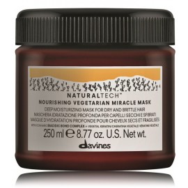 Davines NaturalTech Nourishing Vegetarian Miracle Mask питательная маска для поврежденных волос с кератином