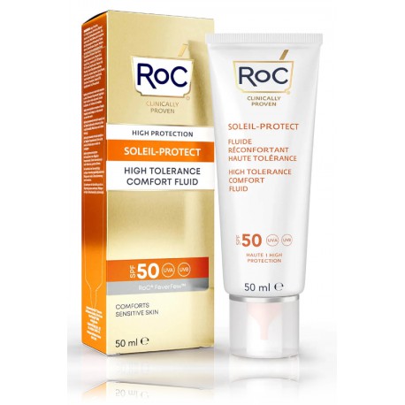 ROC Soleil-Protect High Tolerance SPF50+ солнцезащитный флюид для лица