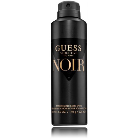 Guess Seductive Homme Noir parfimēts ķermeņa aerosols vīriešiem