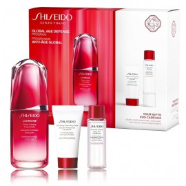 Shiseido Ultimune Global Age Defense набор для лица (50 мл сыворотка + 30 мл пенка для умывания + 30 мл лосьон)