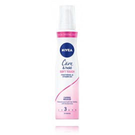 Nivea Care & Hold Soft Touch Caring Mousse matu veidošanas putas