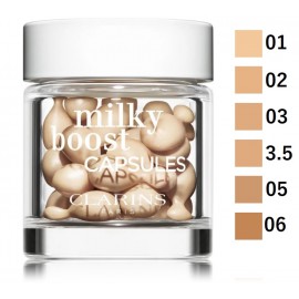 Clarins Milky Boost Capsules Foundation grima pamats kapsulās