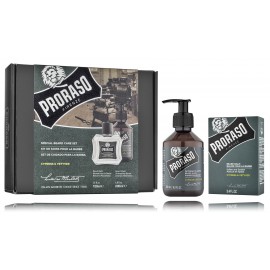 Proraso Special Beard Care Set bārdas kopšanas komplekts vīriešiem (100 ml balzams + 200 ml šampūns)