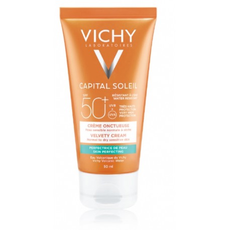 Vichy Ideal Soleil Velvety Cream Complexion SPF50 saules aizsargkrēms sejai