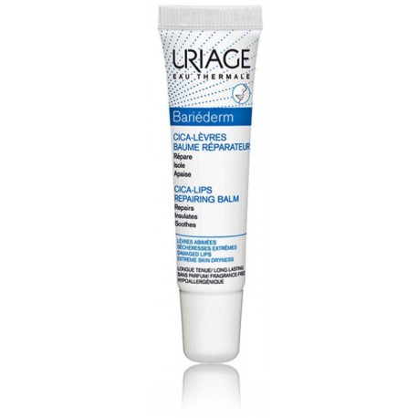 Uriage Bariéderm Cica-Lips Repairing Balm lūpu balzams