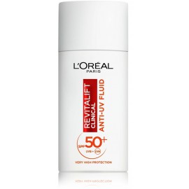 L'oreal Revitalift Clinical Anti-UV Fluid SPF50+ солнцезащитный флюид для лица