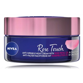 Nivea Rose Touch Anti-Wrinkle Night Cream pretgrumbu nakts krēms