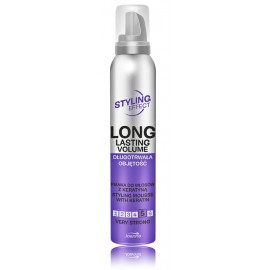 Joanna Styling Effect Long Lasting Volume Very Strong Styling Mousse ļoti spēcīgas fiksācijas putas matiem ar keratīnu