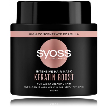 SYOSS Keratin Boost Intensive Hair Mask маска для волос с кератином