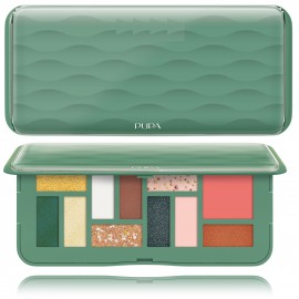 Pupa 3D Effects Design M Eyeshadow Palette 002 Green acu ēnu palete