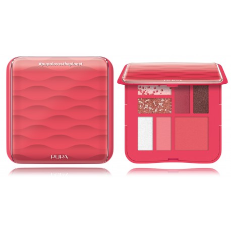 Pupa 3D Effects Design S Eyeshadow Palette 003 Coral палитра теней