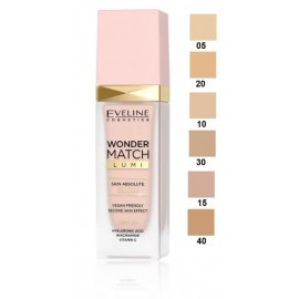 Eveline Wonder Match Lumi Brightening Foundation SPF20 придающая сияние основа для макияжа