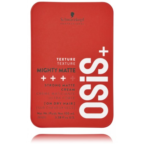 Schwarzkopf Professional OSiS+ Mighty Matte Strong матовый крем для укладки волос сильной фиксации