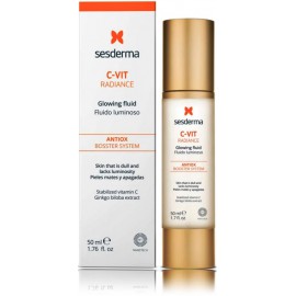 Sesderma C-VIT Radiance Glowing Fluid starojumu piešķirošs fluīds blāvai un mainītai krāsai ādai