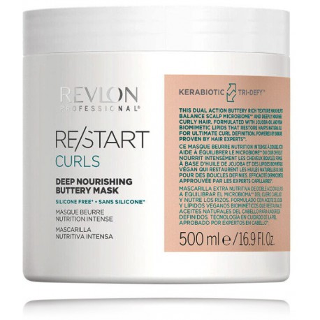 Revlon Restart Curls Nourishing Buttery Mask matu maska ​​cirtainiem matiem