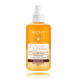 Vichy Capital Soleil Solar Protective Water SPF50 Enhanced Tan saules aizsargūdens sejai un ķermenim