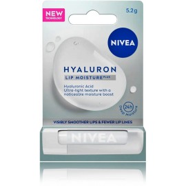 Nivea Hyaluron Lip Moisture Plus mitrinošs lūpu balzams ar hialuronskābi