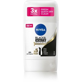 Nivea Black & White Invisible Silky Smooth карандаш-антиперспирант для женщин