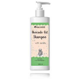 Nacomi Avocado Oil Shampoo шампунь с маслом авокадо и кератином для сухих, ломких и поврежденных волос