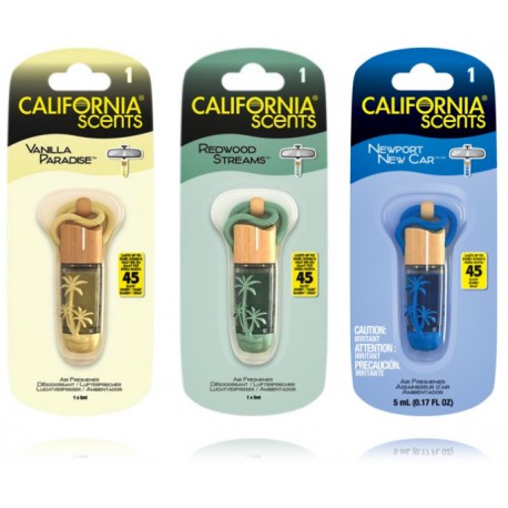 Hanging Vials - California Scents