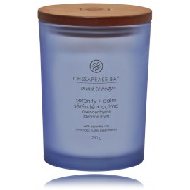 Chesapeake Bay Mind & Body Serenity + Calm Lavender Thyme ароматическая свеча